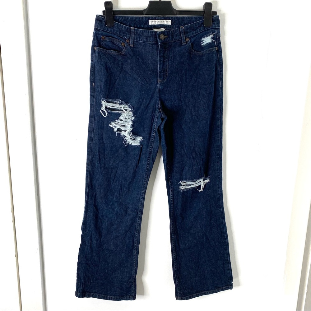 Geoffrey Beene Floral Pocket Stretch Jeans